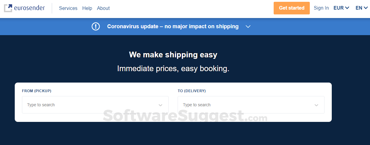 Eurosender Screenshot1